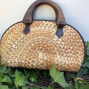 Vintage purse: Wicker Vintage purse